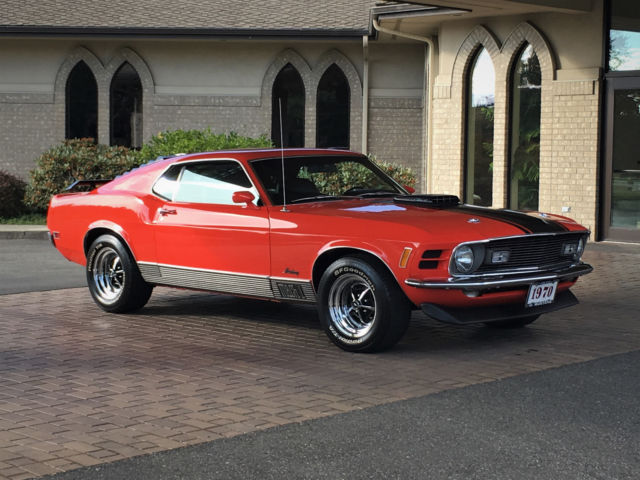 1970 Red Ford Mustang Coupe