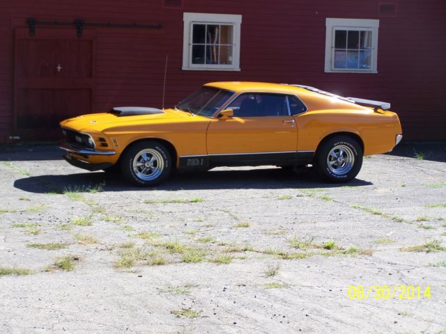 1970 GRABBER ORANGE Ford Mustang U/K