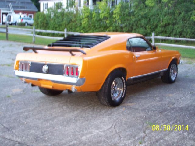 1970 GRABBER ORANGE Ford Mustang U/K