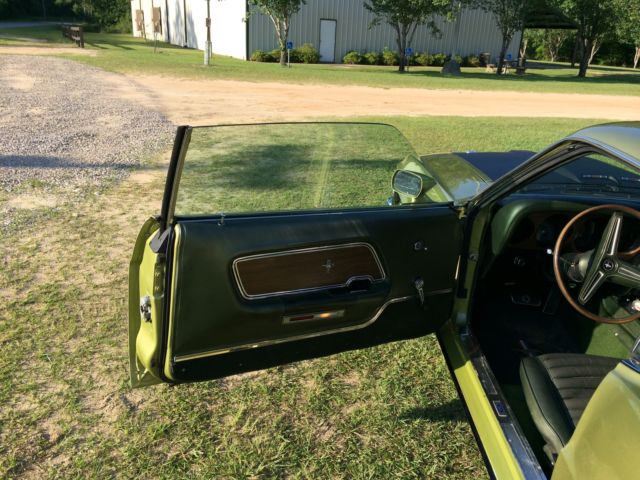 1970 MEDIUM LIME METALLIC PAINT Ford Mustang FASTBACK