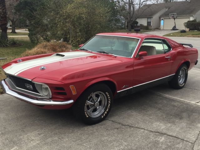 1970 Red Ford Mustang Fastback