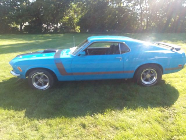 1970 Grabber Blue Ford Mustang Fastback