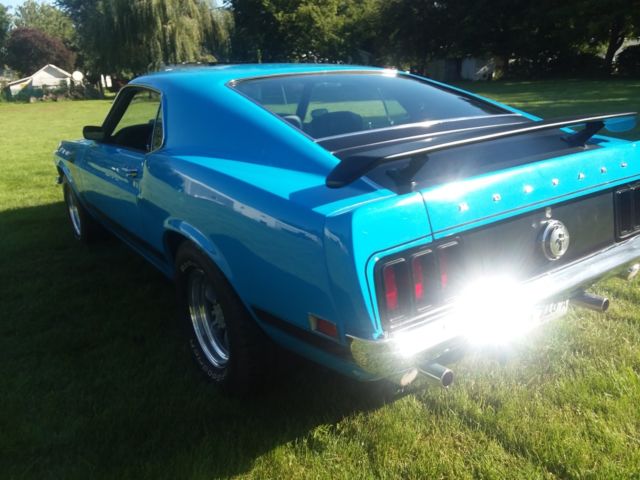 1970 Grabber Blue Ford Mustang Fastback