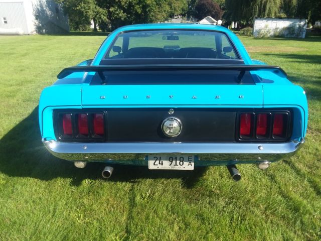1970 Grabber Blue Ford Mustang Fastback