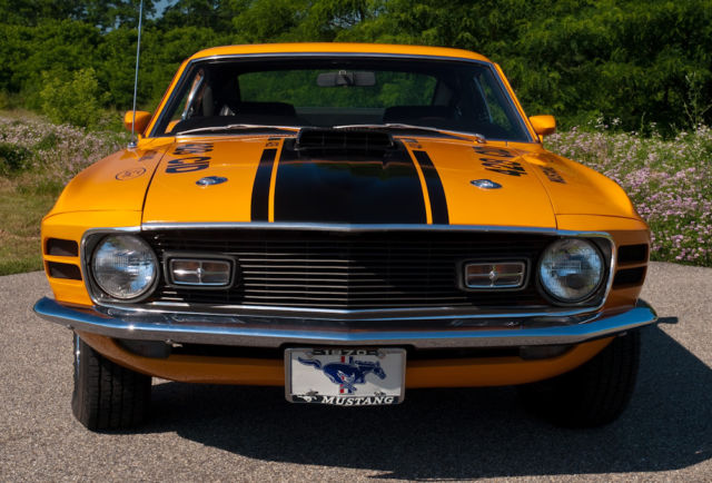 1970 Grabber Orange Ford Mustang Fastback