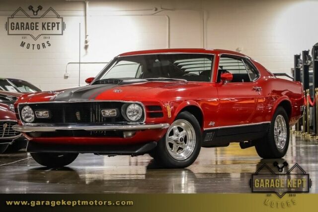 1970 Red Ford Mustang Coupe