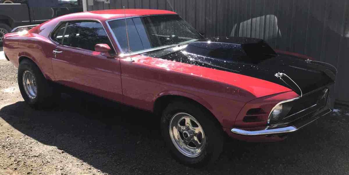 1970 Red Ford Mustang Mach 1