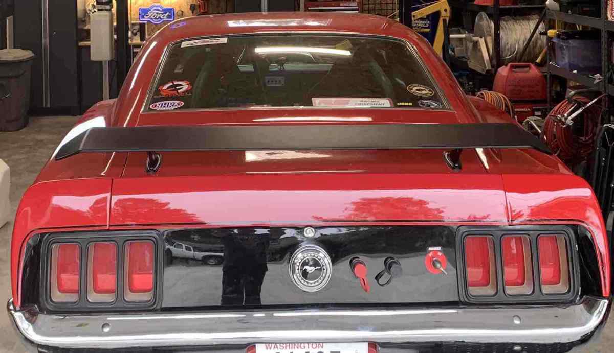 1970 Red Ford Mustang Mach 1