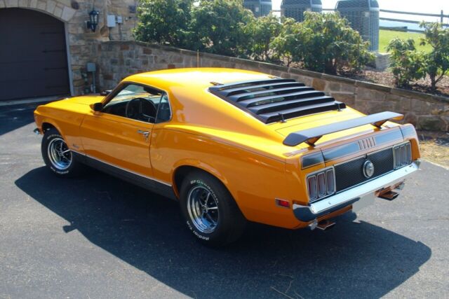 1970 Grabber Orange Paint Ford Mustang Fastback
