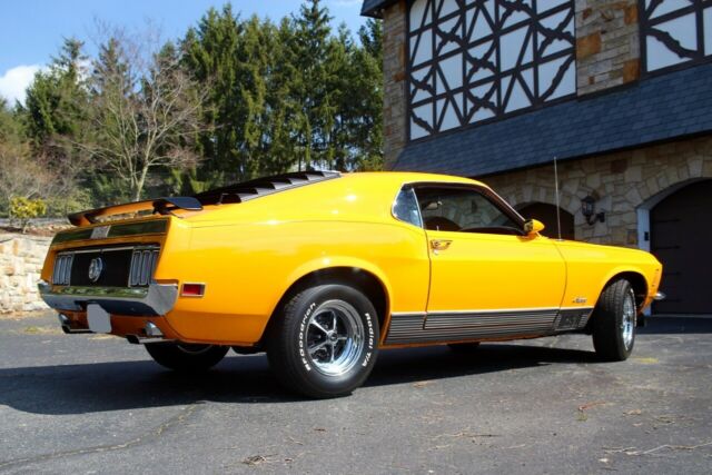 1970 Grabber Orange Paint Ford Mustang Fastback