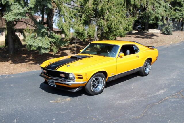 1970 Grabber Orange Paint Ford Mustang Fastback