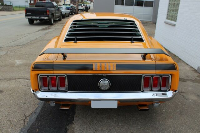 1970 Grabber Orange Paint Ford Mustang Fastback