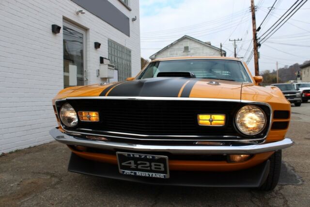 1970 Grabber Orange Paint Ford Mustang Fastback