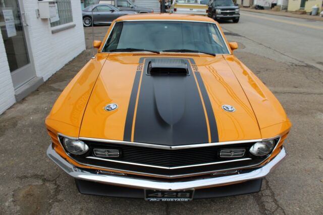 1970 Grabber Orange Paint Ford Mustang Fastback