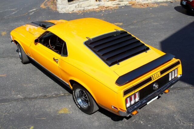 1970 Grabber Orange Paint Ford Mustang Fastback