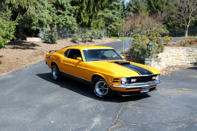 1970 Grabber Orange Paint Ford Mustang Fastback