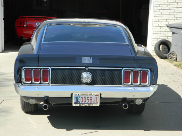 1970 Dark Blue Ford Mustang U/K