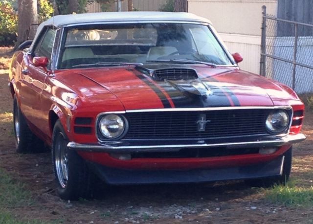 1970 Red Ford Mustang U/K
