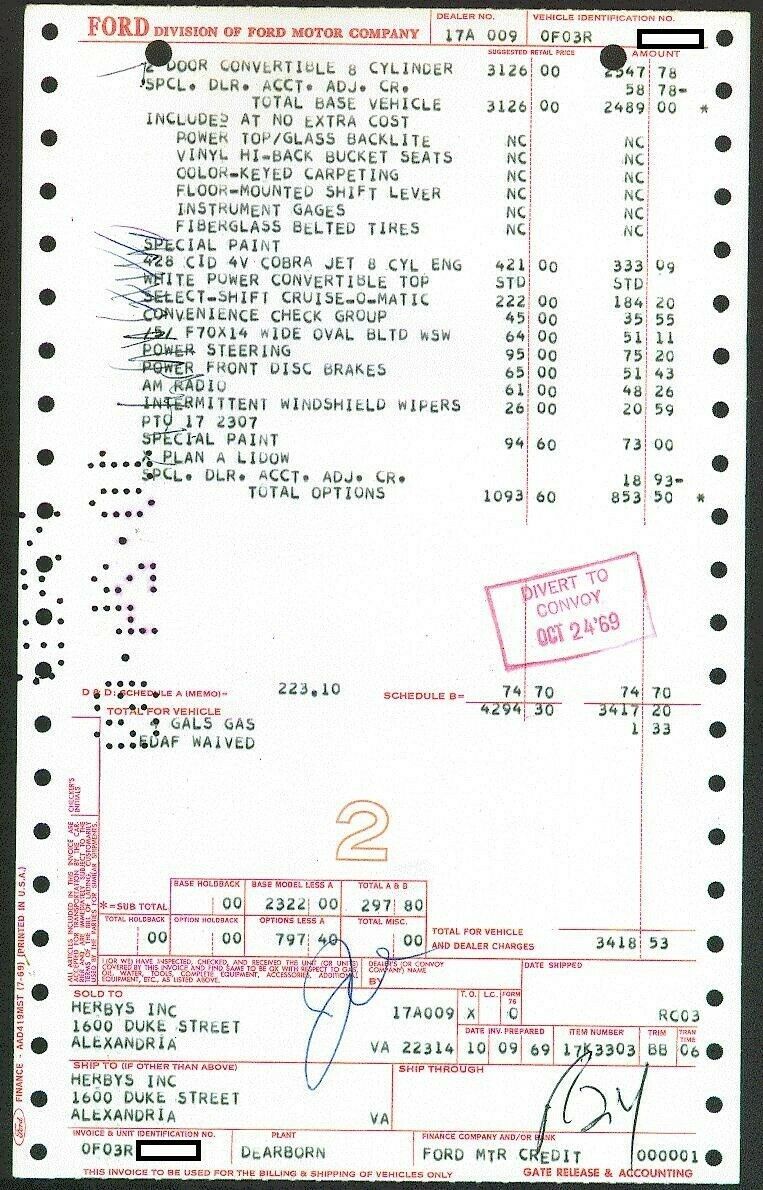 1970 Ford Mustang Convertible