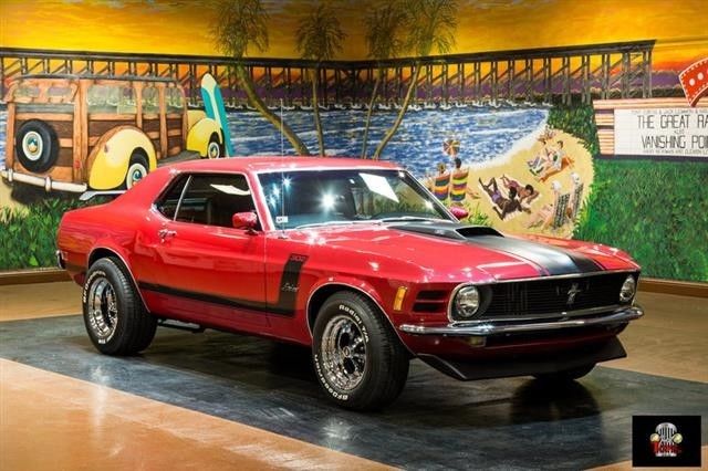 1970 Red Ford Mustang --