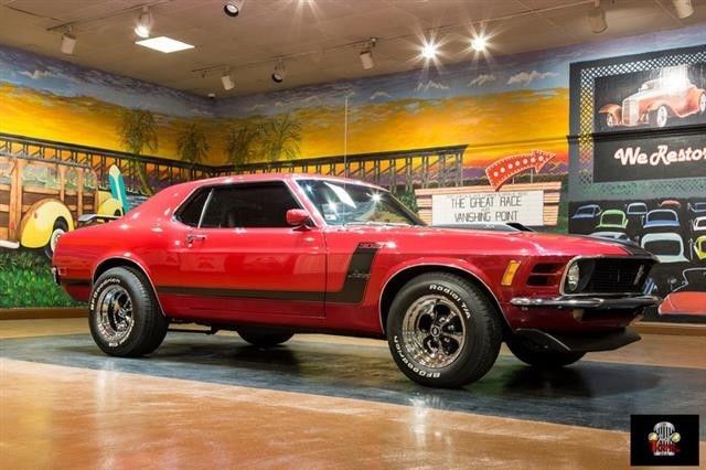 1970 Red Ford Mustang --