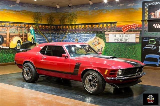 1970 Red Ford Mustang --