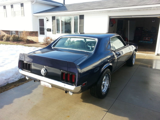 1970 Blue Ford Mustang Hardtop