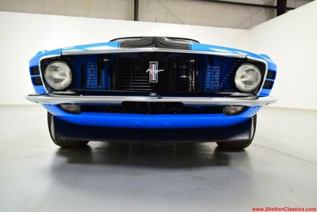 1970 Blue Ford Mustang Convertible