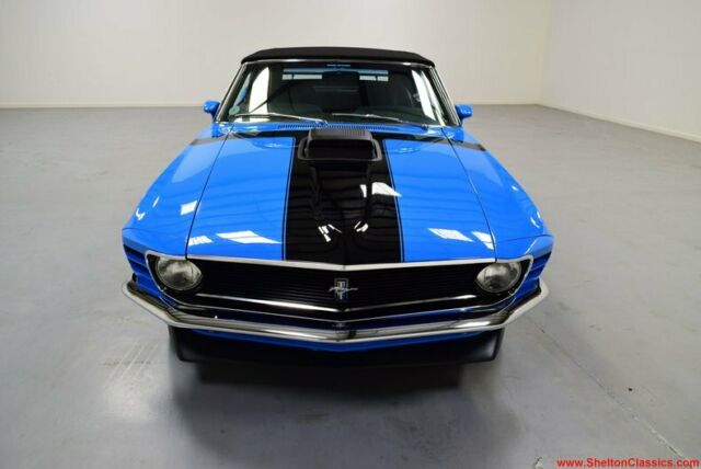 1970 Blue Ford Mustang Convertible