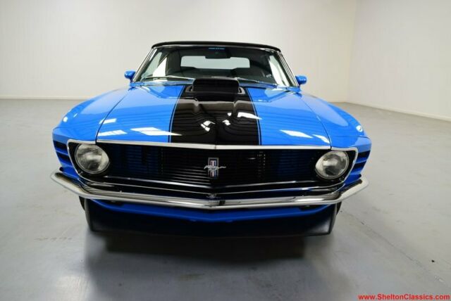 1970 Blue Ford Mustang Convertible