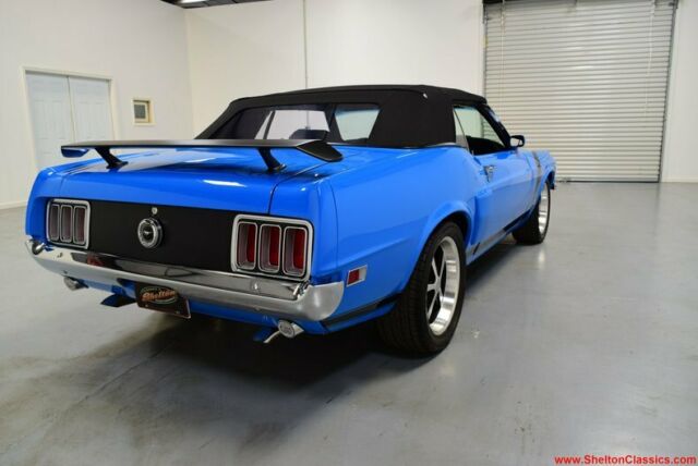1970 Blue Ford Mustang Convertible
