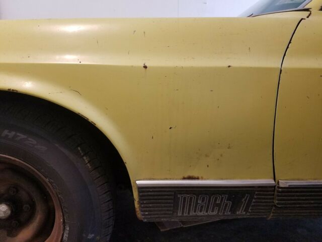 1970 Yellow Ford Mustang Fastback