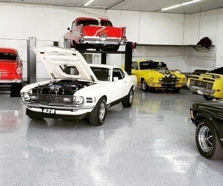 1970 White Ford Mustang 2 Door