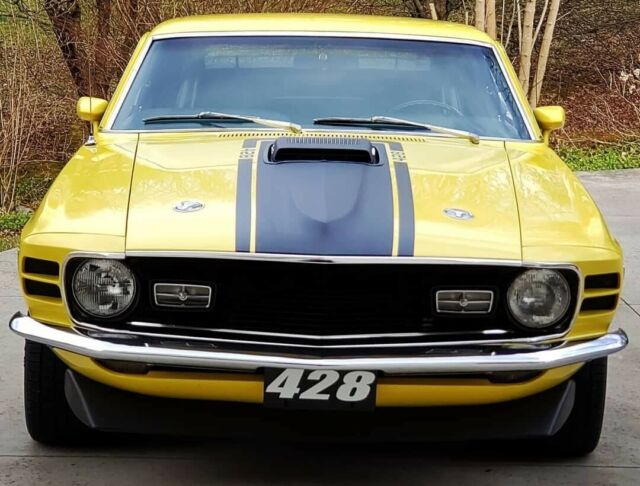 1970 Yellow Ford Mustang Coupe