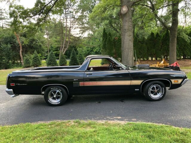 1970 Black Ford Ranchero Standard Cab Pickup