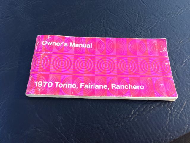 1970 White Ford Ranchero Standard Cab Pickup