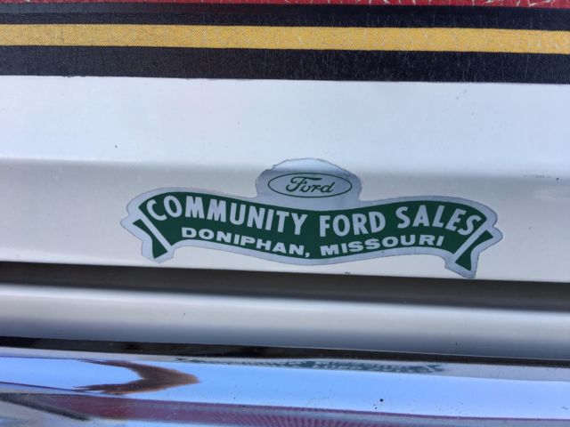 1970 White Ford Ranchero Standard Cab Pickup