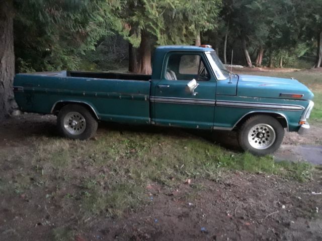 1970 Green Ford F-250 Standard Cab Pickup