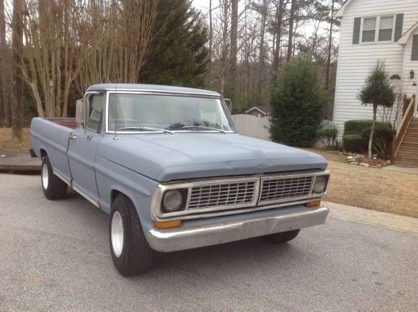 1970 CANDY APPLE RED Ford F-100 Standard Cab Pickup