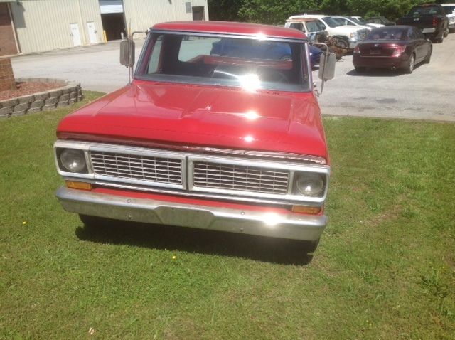 1970 CANDY APPLE RED Ford F-100 Standard Cab Pickup