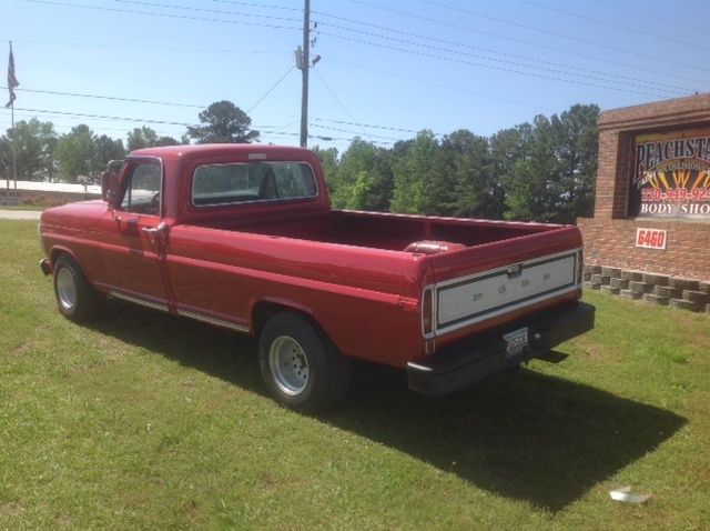 1970 CANDY APPLE RED Ford F-100 Standard Cab Pickup