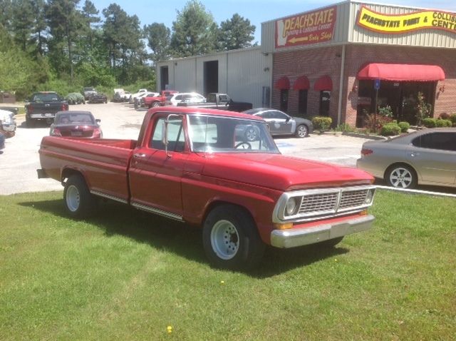 1970 CANDY APPLE RED Ford F-100 Standard Cab Pickup