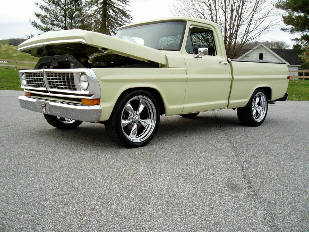 1970 Yellow Ford F-100 Standard Cab Pickup