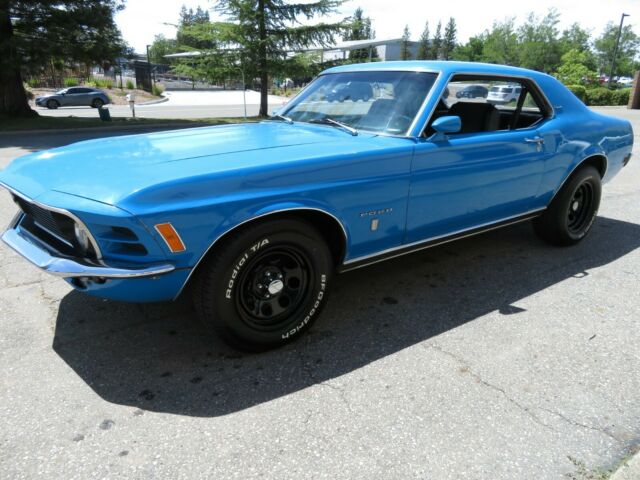 1970 Blue Ford Mustang Coupe