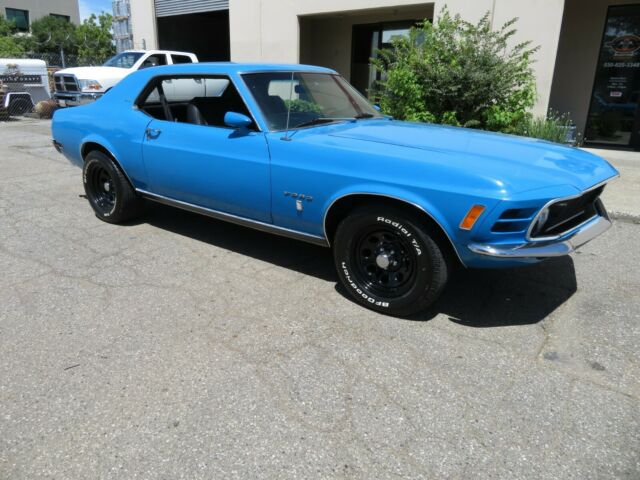 1970 Blue Ford Mustang Coupe