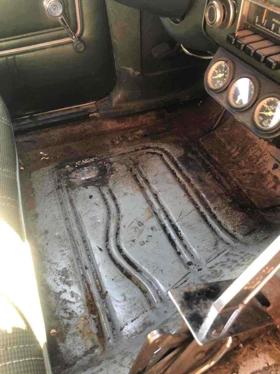 1970 Green Ford Torino 500 Sports car