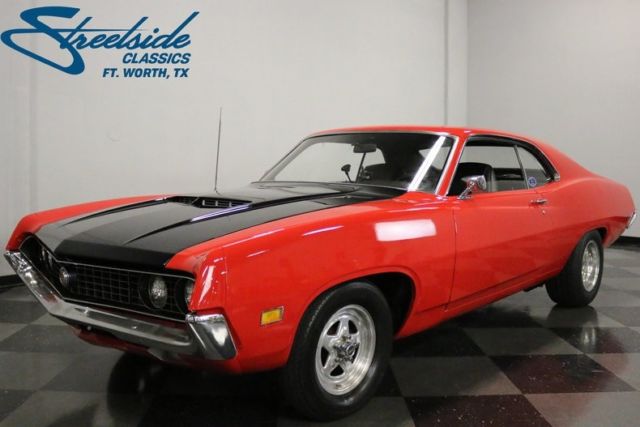 1970 Red Ford Torino Coupe