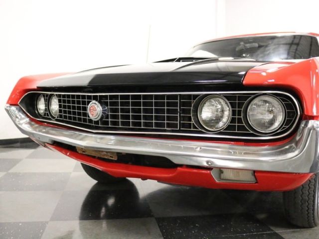 1970 Red Ford Torino Coupe