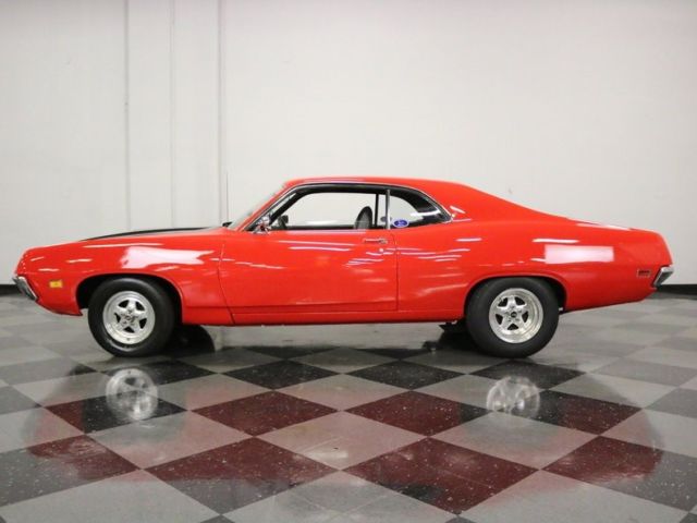 1970 Red Ford Torino Coupe