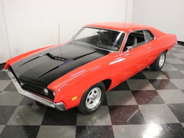1970 Red Ford Torino Coupe